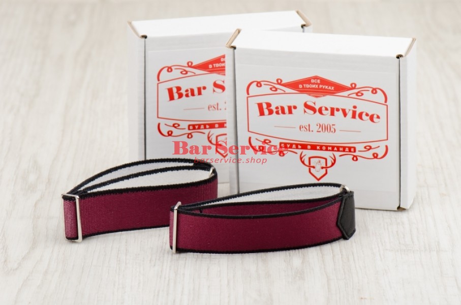 Армбенды, цвет бордо. Bar Service в Твери